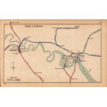 Alloa & Sterling Scotland Antique Railway Junction Diagram-116