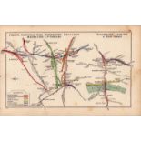 Camden Kings Cross Blackfriars London Antique Railway Diagram-84.