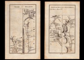 Ireland Rare Antique 1777 Map Tralee Killarney Mallow Cork Millstreet.