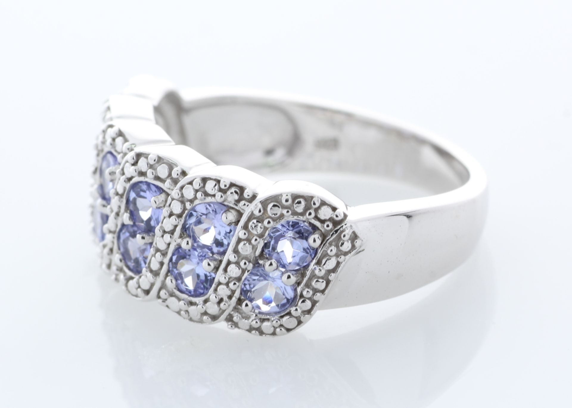 Sterling Silver Tanzanite Ring - Image 2 of 4