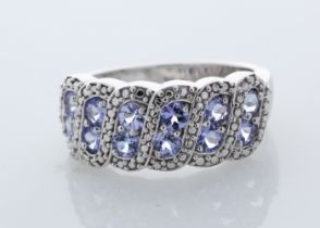 Sterling Silver Tanzanite Ring