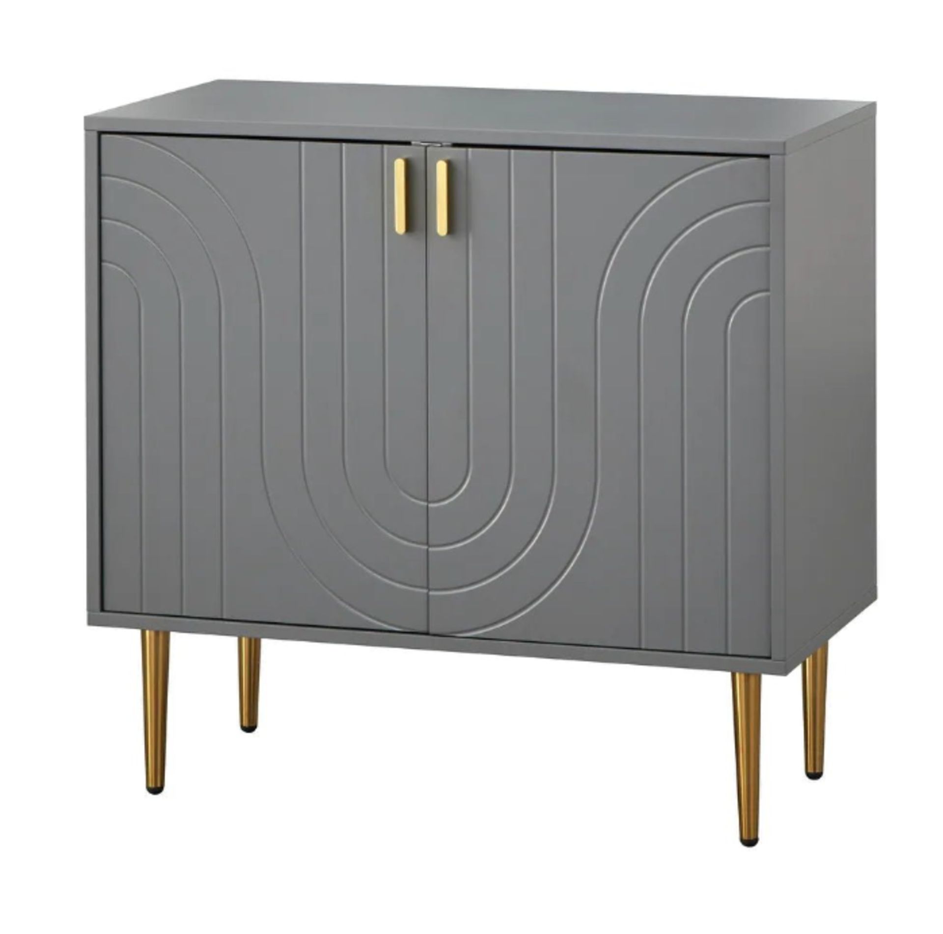 Mid-Century Style Two Door Sideboard/Buffet Table - Image 3 of 6