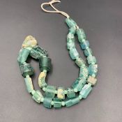 Ancient Roman Glass Beads, Beautiful Genuine Roman Glass Beads, 1 String