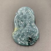 Natural Hand Carved Dragon Jadeite From Burma (Myanmar)