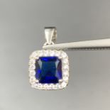 Stunning CZ With Silver Pendant