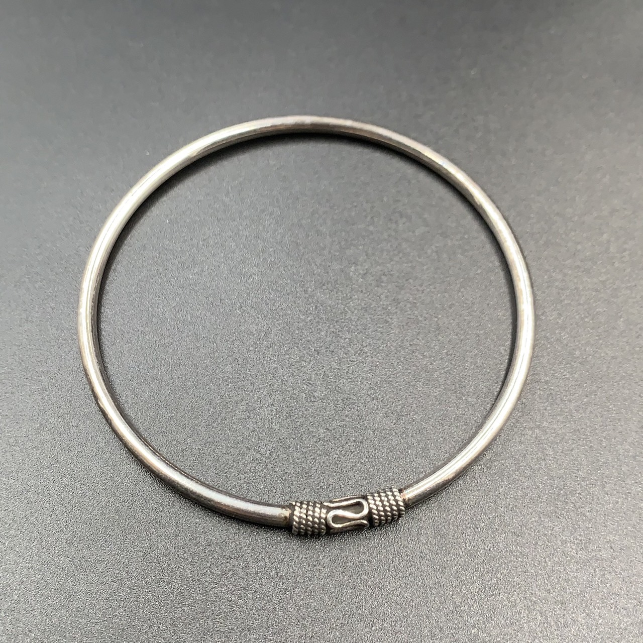 Awesome Silver Handmade Bangle - Image 2 of 4