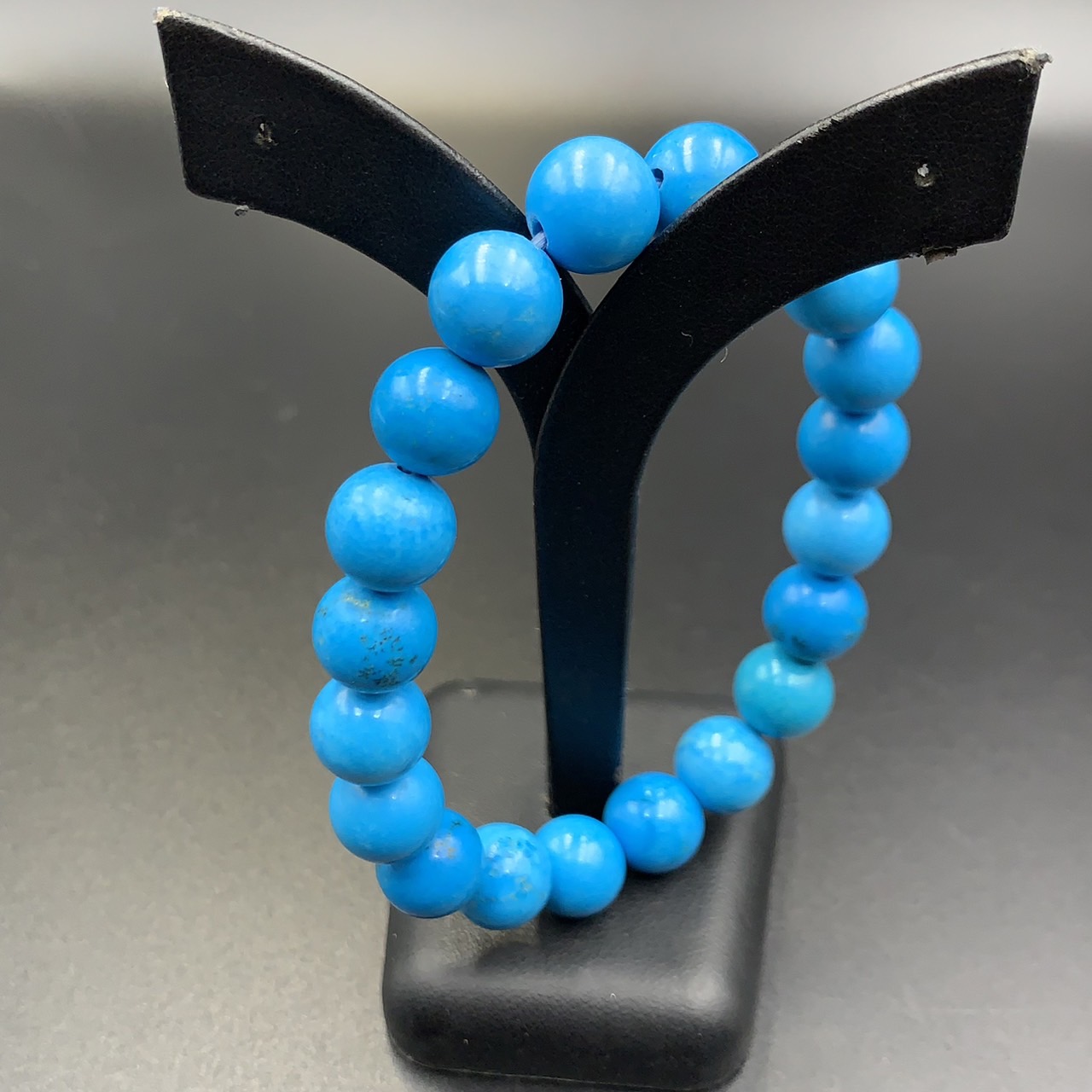 Natural Stabilized Turquoise Beads Bracelet - Image 4 of 4