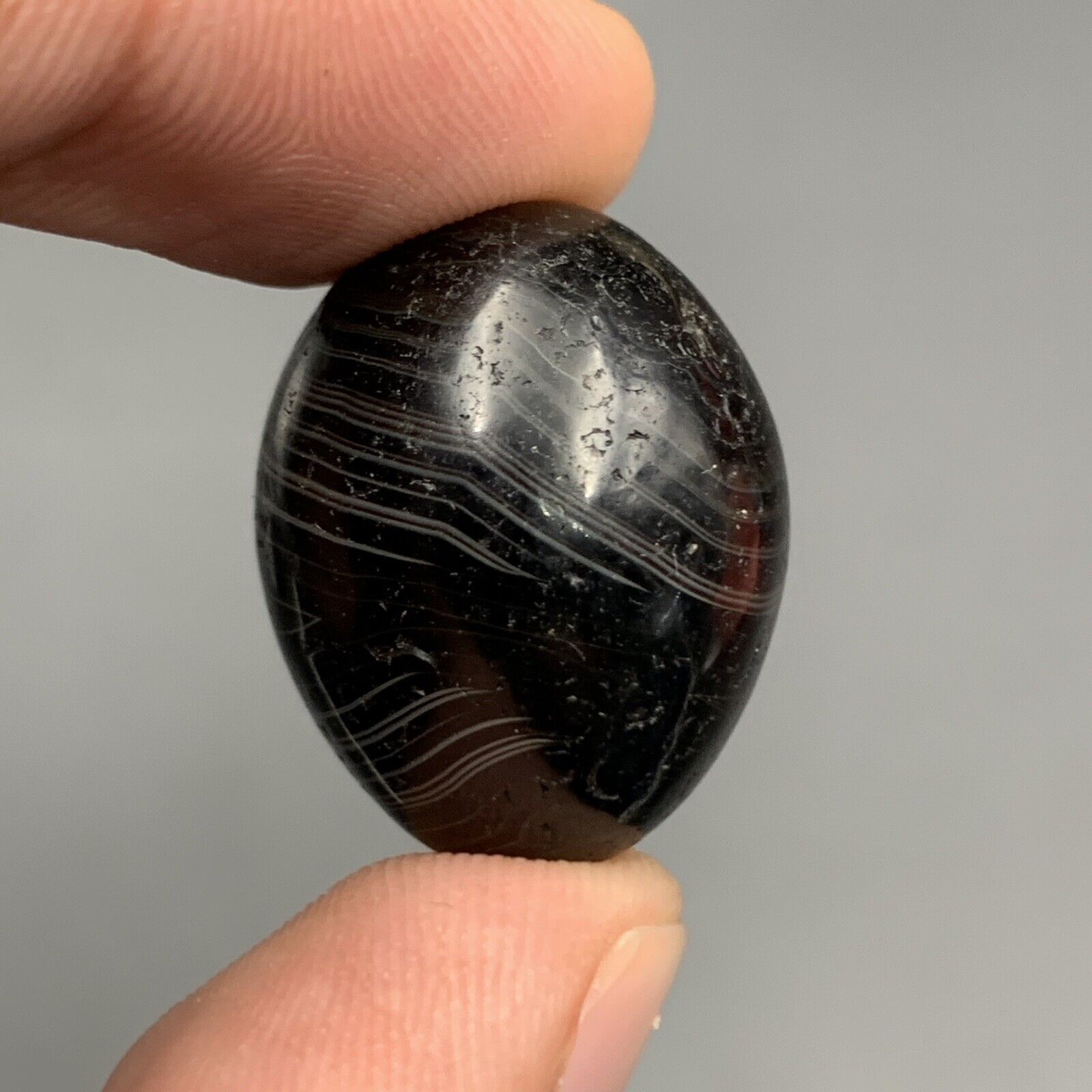 Authentic Ancient Indo Tibetan Suleimani Agate Bead, Suleimani Agate Bead - Image 5 of 7