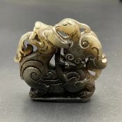 Antique Hand Carved Chinese Jade , Beautiful Collectible Chinese Jade, Cld-511