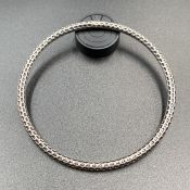 Brilliant Handmade Silver Bangle