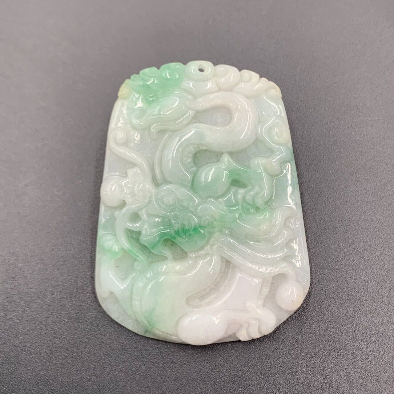 Natural Hand Carved Beautiful Jadeite Dragon From Burma (Myanmar) - Image 2 of 3