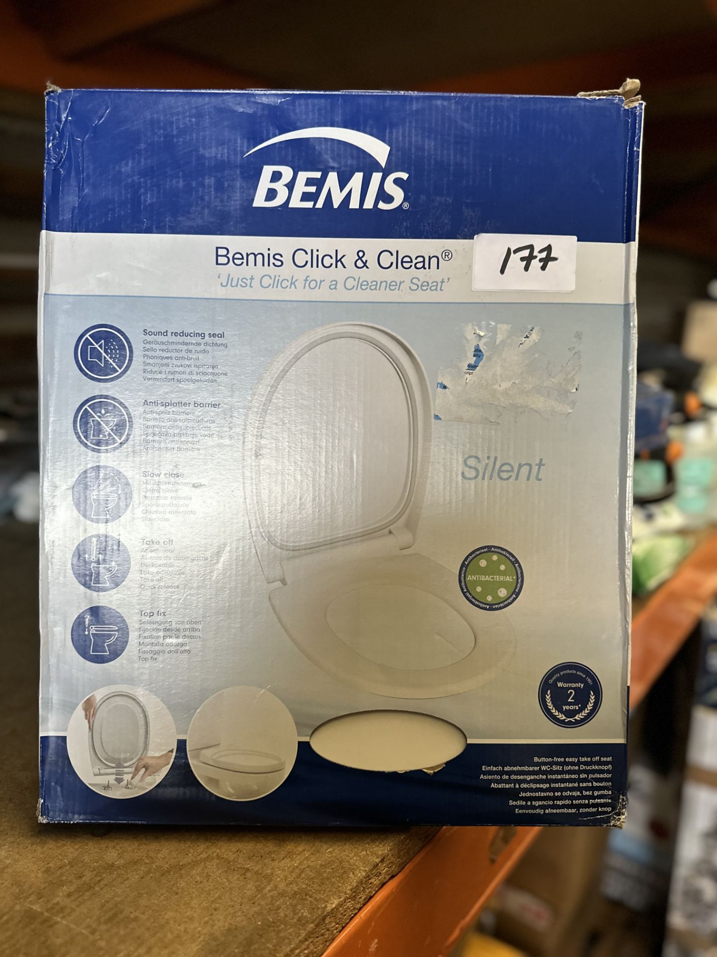 Bemis Toilet Seat. RRP £35 - Grade U