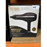 Hot Tools Pro Black Gold Salon 2000W Ionic Hair Dryer. RRP £49.99 - Grade U