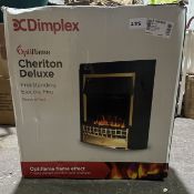 Dimplex Optiflame Cheriton Deluxe Fire. RRP £200 - Grade U