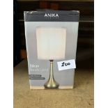 Anika Sarav Touch Lamp. RRP £30 - Grade U