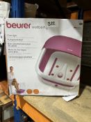 Beuer Wellbeing Foot Spa. RRP £40 - Grade U