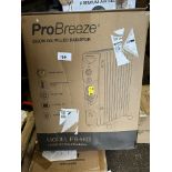 Pro Breeze 2500W Oil Filled Radiator. RRP £69.99 - Grade U