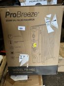 Pro Breeze 2500W Oil Filled Radiator. RRP £69.99 - Grade U