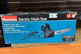 Makita Corded Chainsaw. RRP £189.99 - Grade U