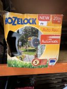 20M Hozelock Auto Reel Hose Pipe. RRP £79.99 - Grade U