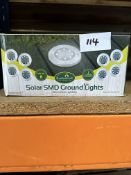 Garden Krafe Pack of 8 Solar Lights. RRP 329.99 - Grade U