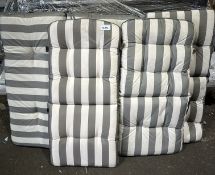 Assorted Outdoor Chair Cushions. RRP £60 - Grade U