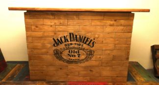 Rustic Brick Finish Jack Daniel's Bar