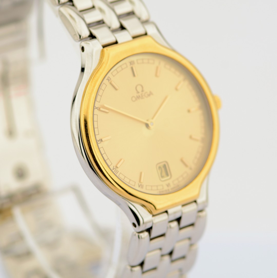 Omega / De Ville Symbol 18K Bezel - Unisex Gold/Steel Wristwatch - Bild 6 aus 8