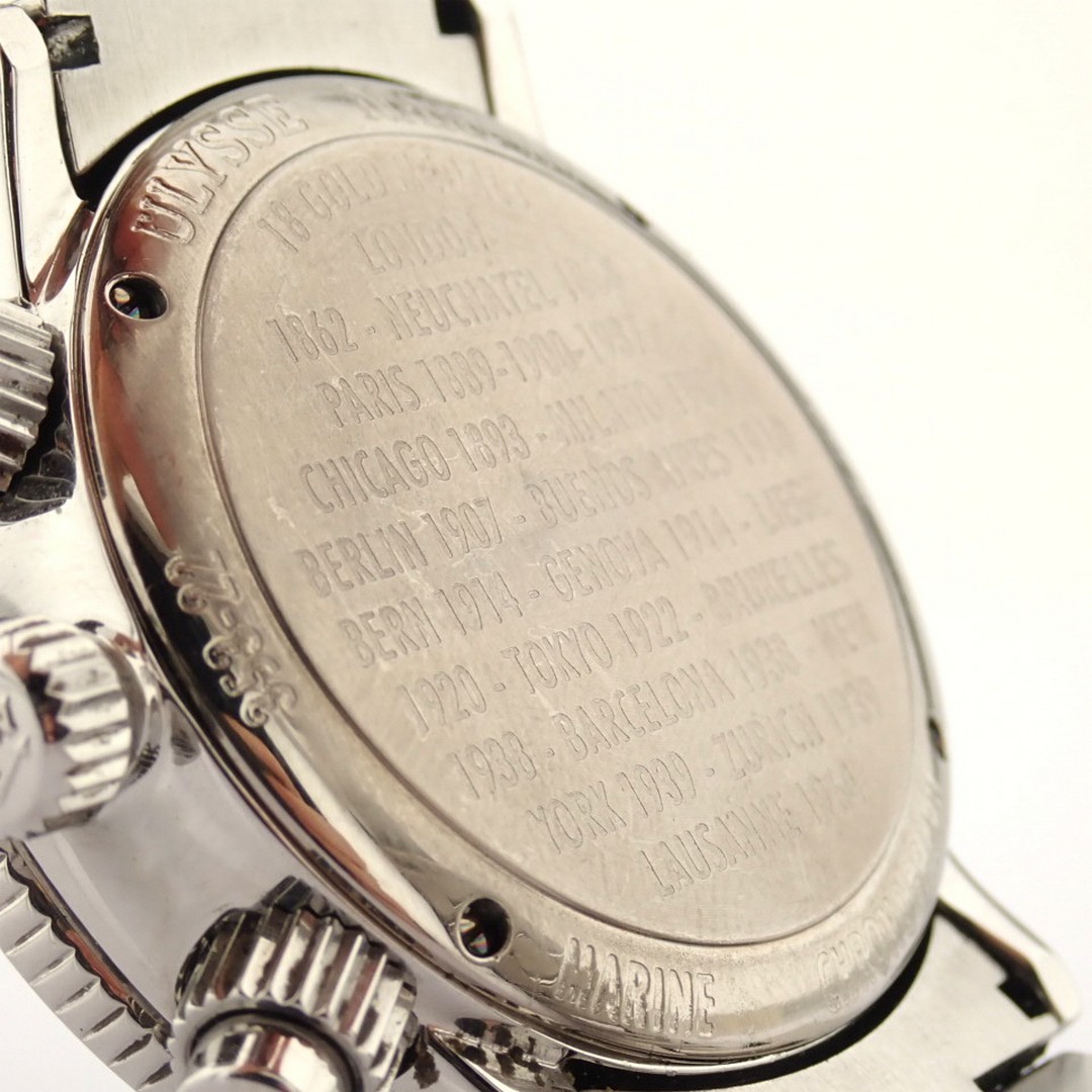 Ulysse Nardin / Marine Chronograph 353 22 - Gentlemen's Steel Wristwatch - Bild 16 aus 16