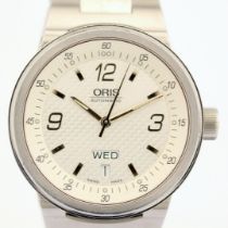 Oris / BC3 Day/Date - Gentlemen's Steel Wristwatch