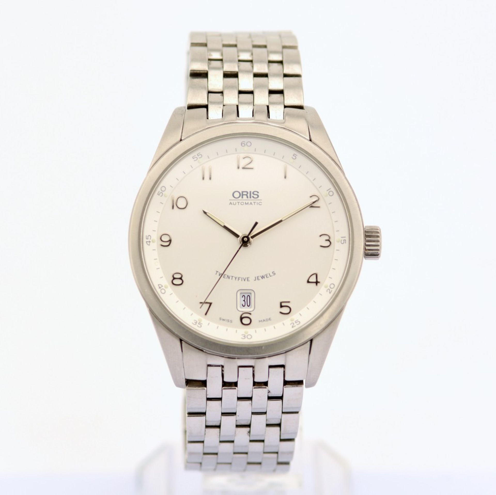 Oris / Classic Date XXL 7504 - Gentlemen's Steel Wristwatch - Image 3 of 7