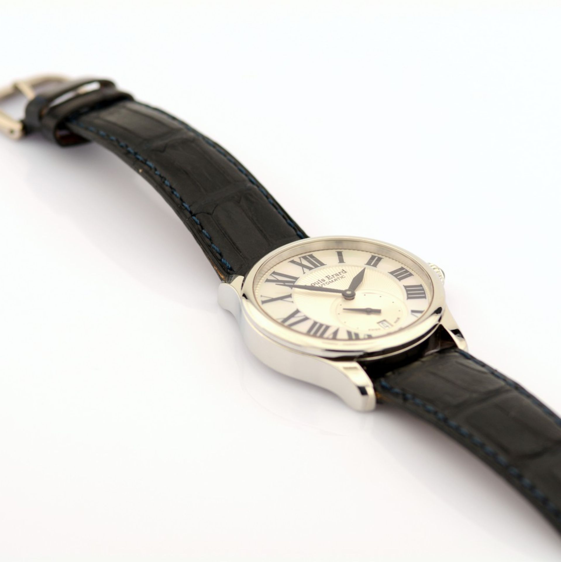 Louis Erard / L'Esprit du Temps Mother of Pearl Dial - Gentlemen's Steel Wristwatch - Image 5 of 7