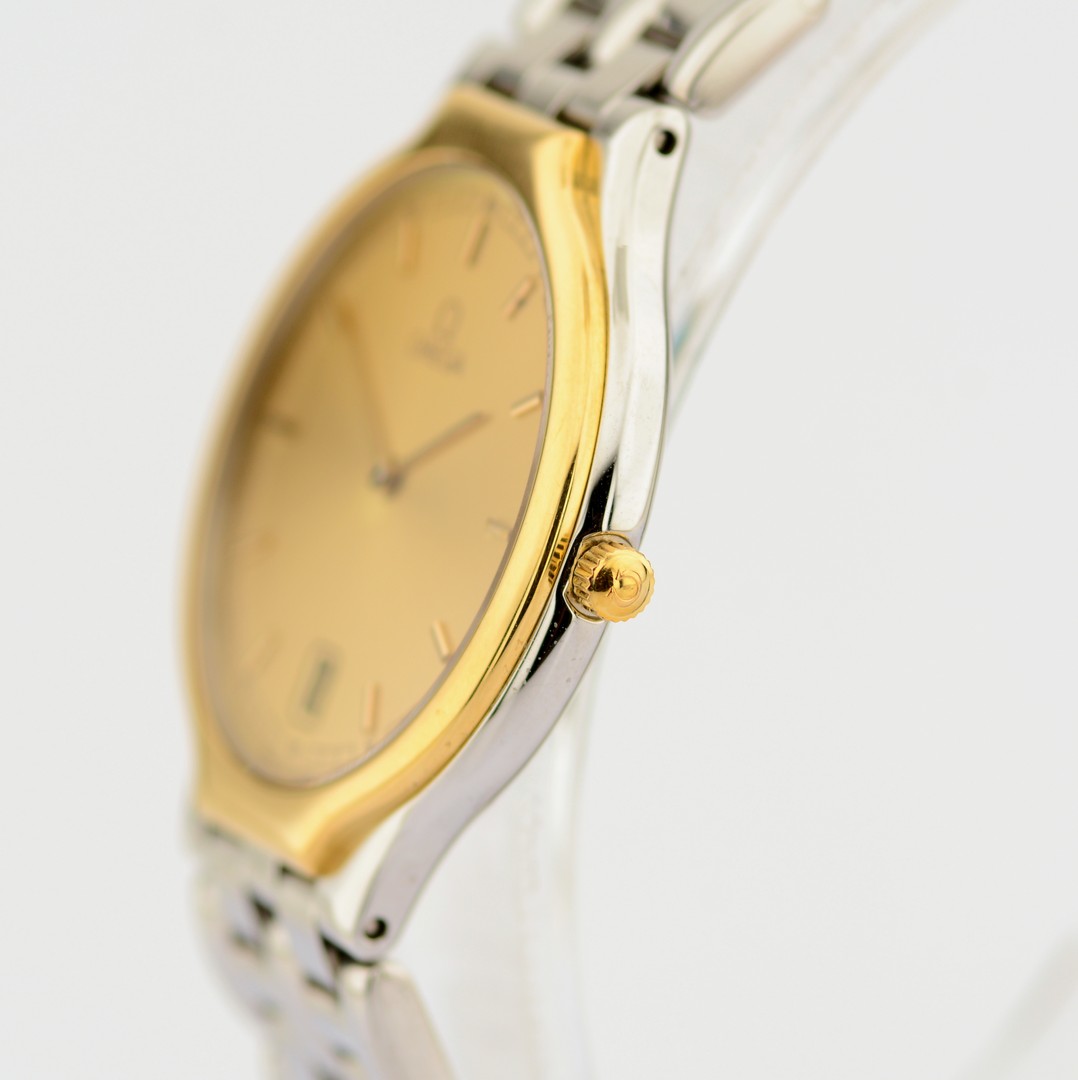 Omega / De Ville Symbol 18K Bezel - Unisex Gold/Steel Wristwatch - Bild 5 aus 8