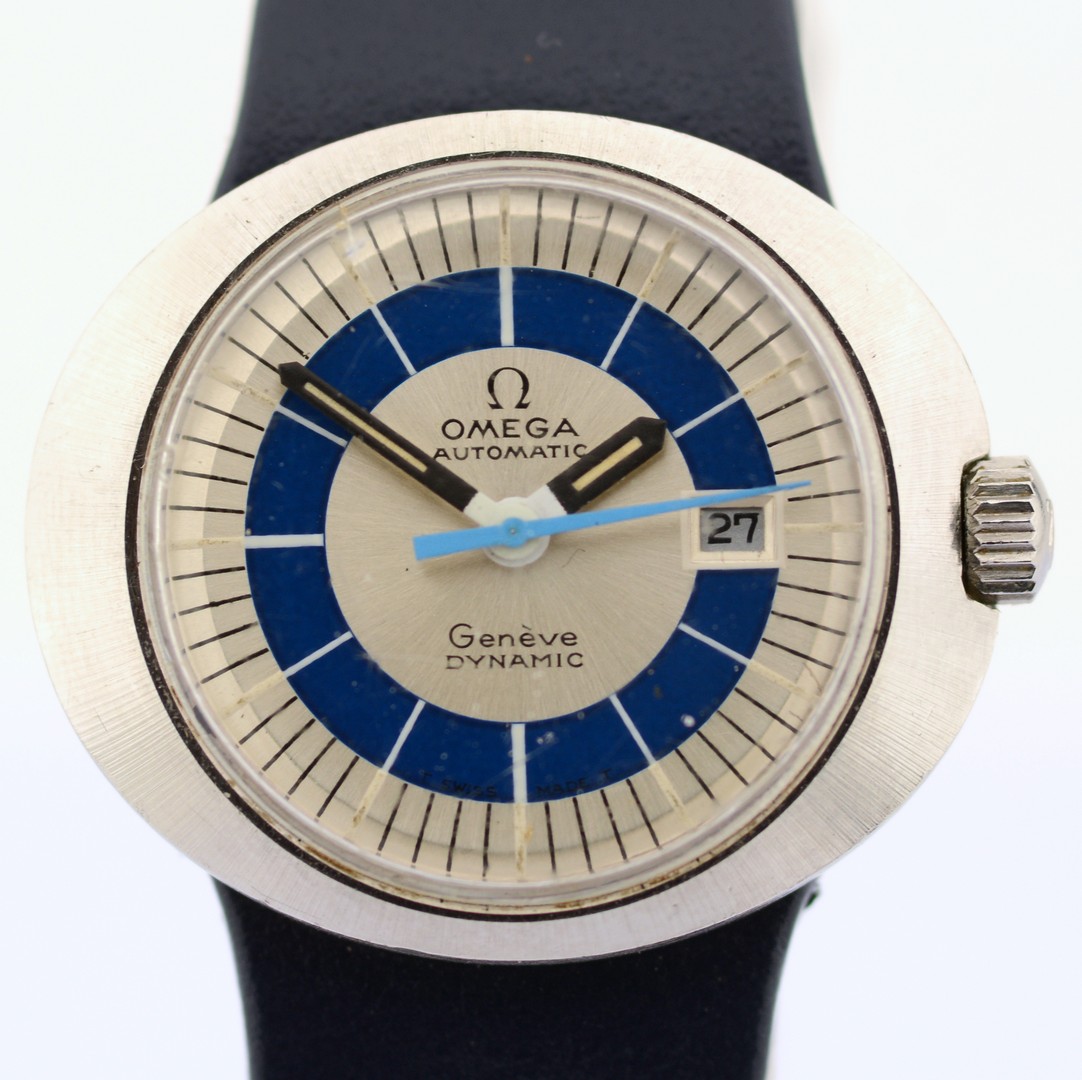 Omega / Geneve Dynamic - Automatic Date - Lady's Steel Wristwatch
