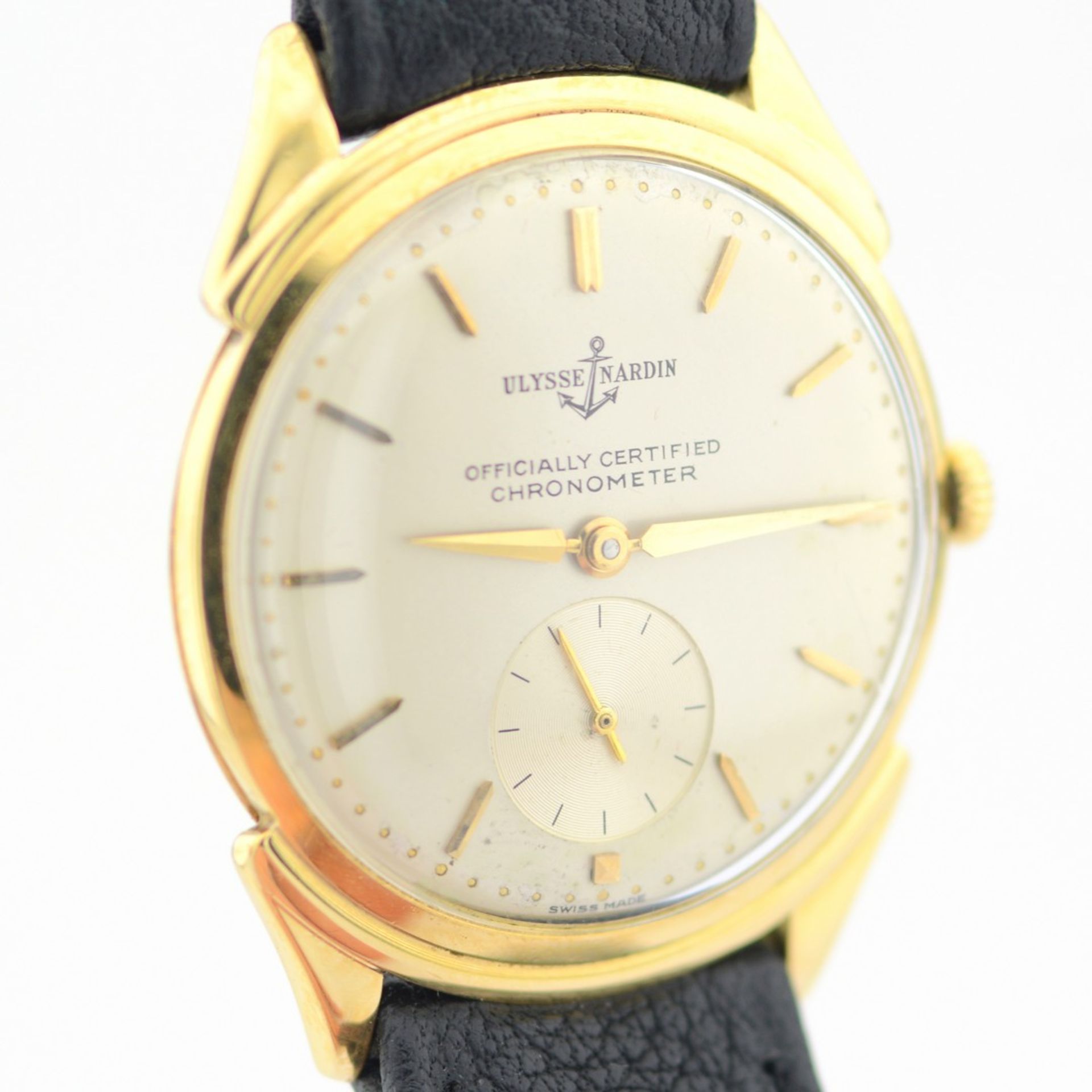 Ulysse Nardin / Chronometer 18K - Gentlemen's Yellow Gold Wristwatch - Image 8 of 8
