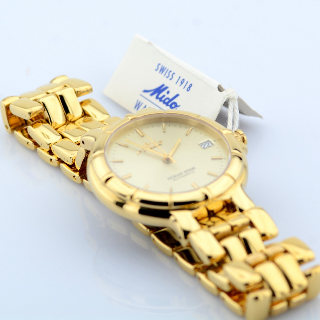 Mido / Ocean Star Automatic Date - Gentlemen's Gold-plated Wristwatch - Bild 7 aus 7