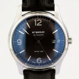 Eterna / Vaughan Automatic Big Date - Gentlemen's Steel Wristwatch