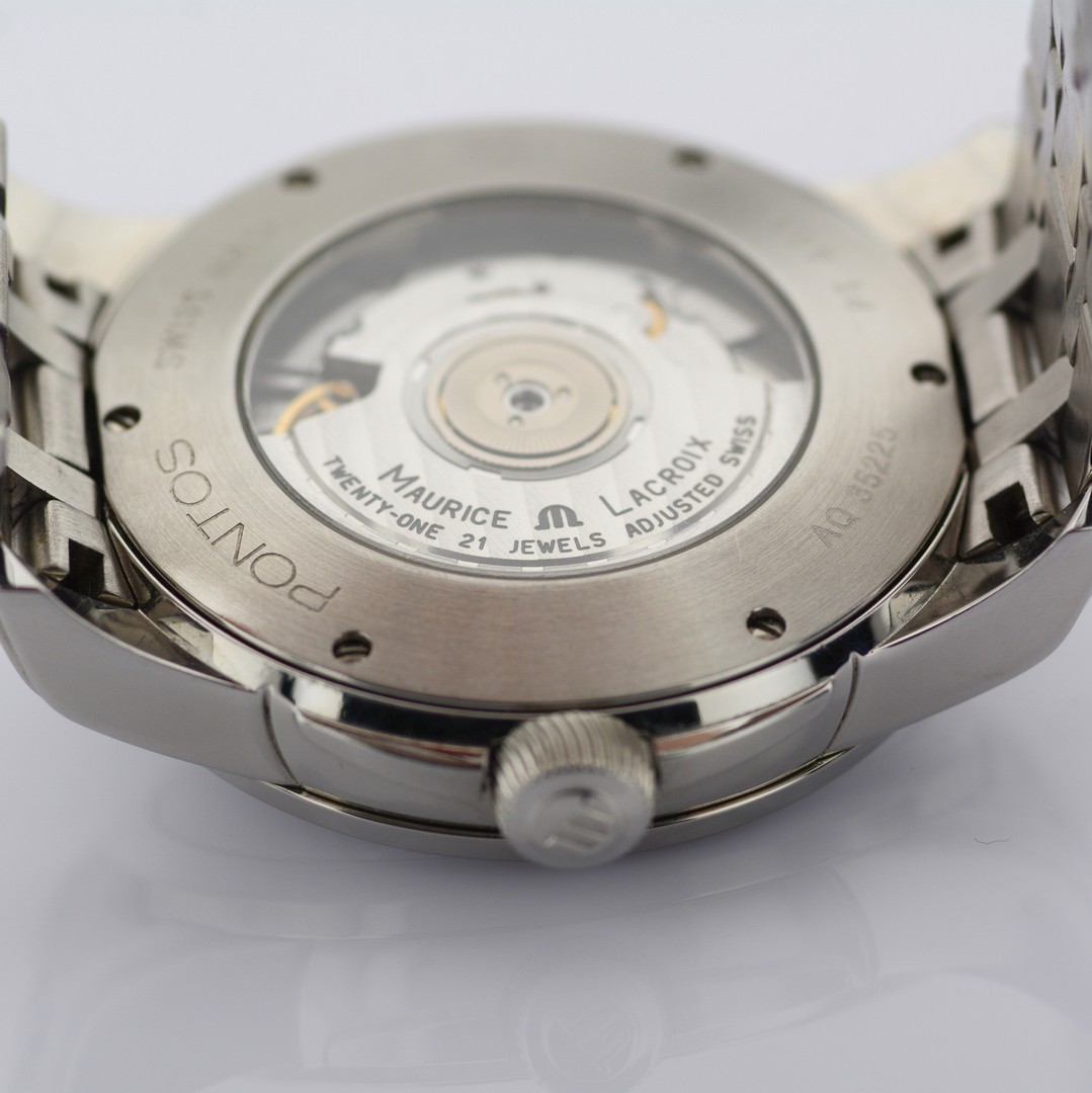 Maurice Lacroix / Pontos - Gentlemen's Steel Wristwatch - Image 8 of 8