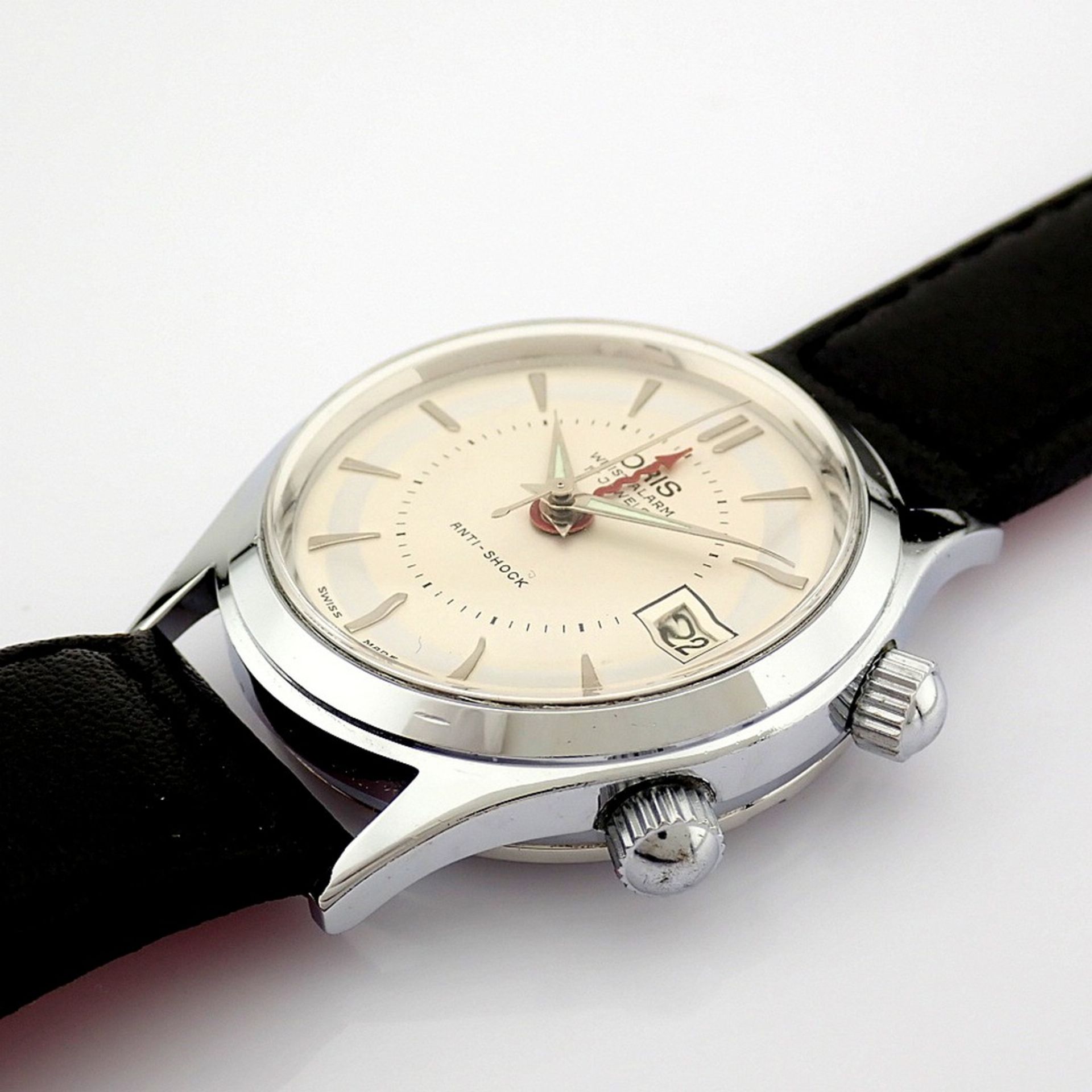 Oris / Wirstalarm 17 Jewels Anti-Shock - Gentlemen's Steel Wristwatch - Image 7 of 10