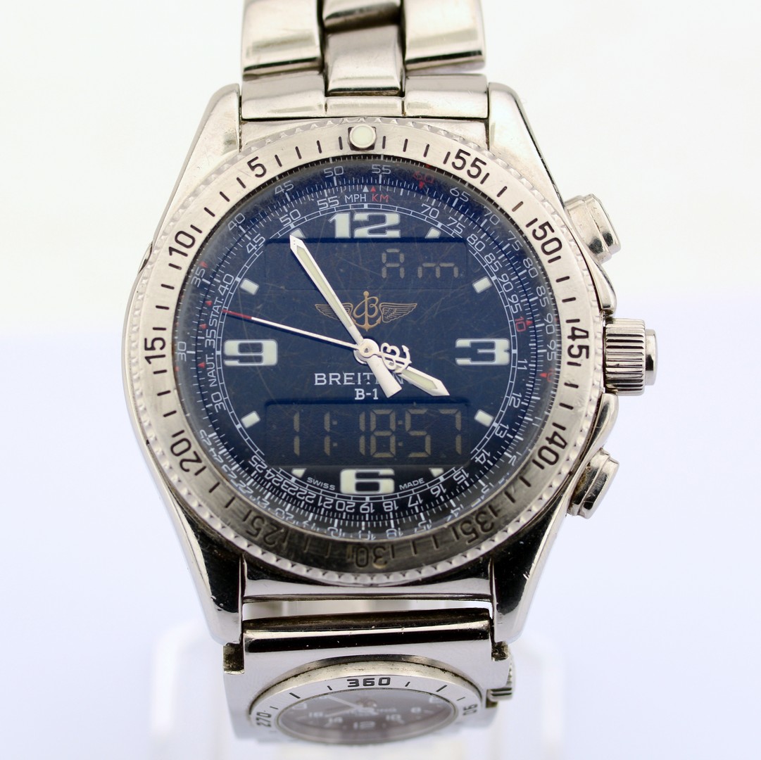 Breitling / A68362 B-1 with UTC Module - Gentlemen's Steel Wristwatch - Image 6 of 12