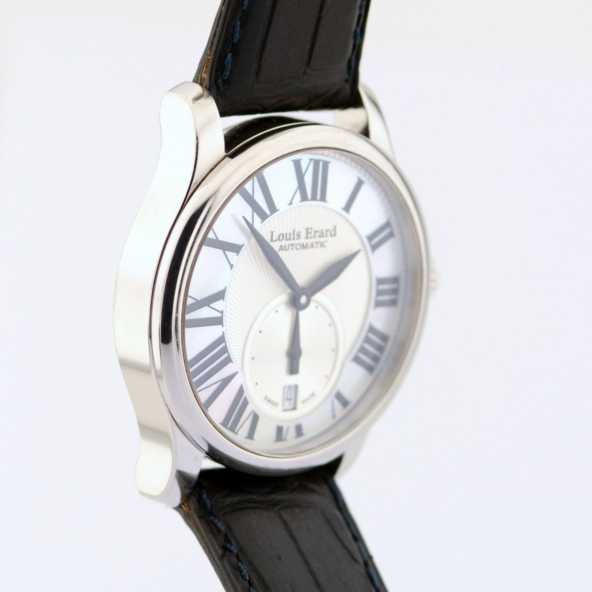 Louis Erard / L'Esprit du Temps Mother of Pearl Dial - Gentlemen's Steel Wristwatch - Image 6 of 7