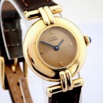 Cartier / Vermeil - Lady's Silver Wristwatch