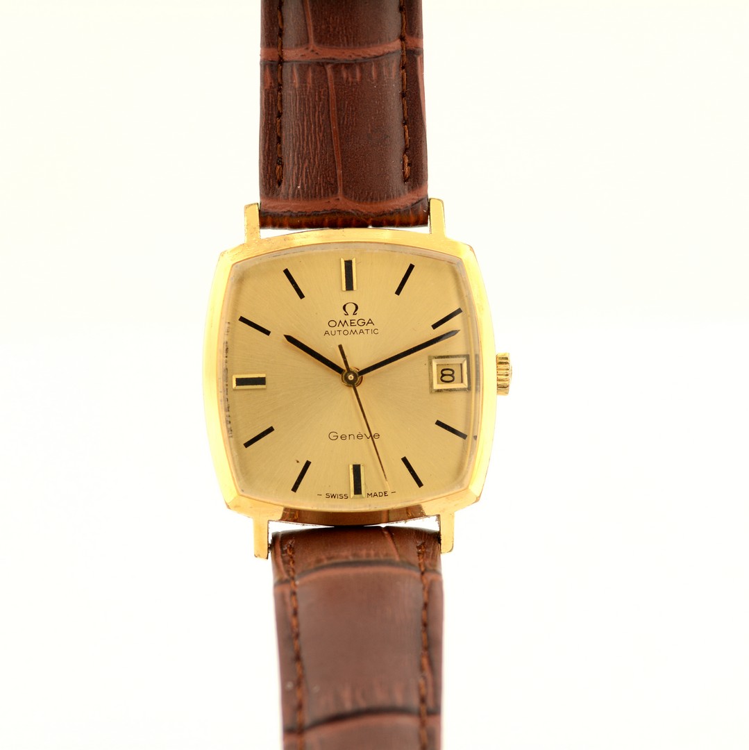 Omega / Geneve - Automatic - Date - Gentlemen's Steel Wristwatch - Bild 4 aus 7