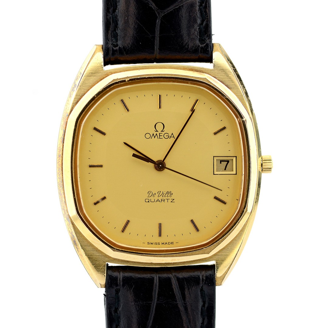 Omega / De Ville - Gentlemen's Gold-plated Wristwatch - Bild 4 aus 7