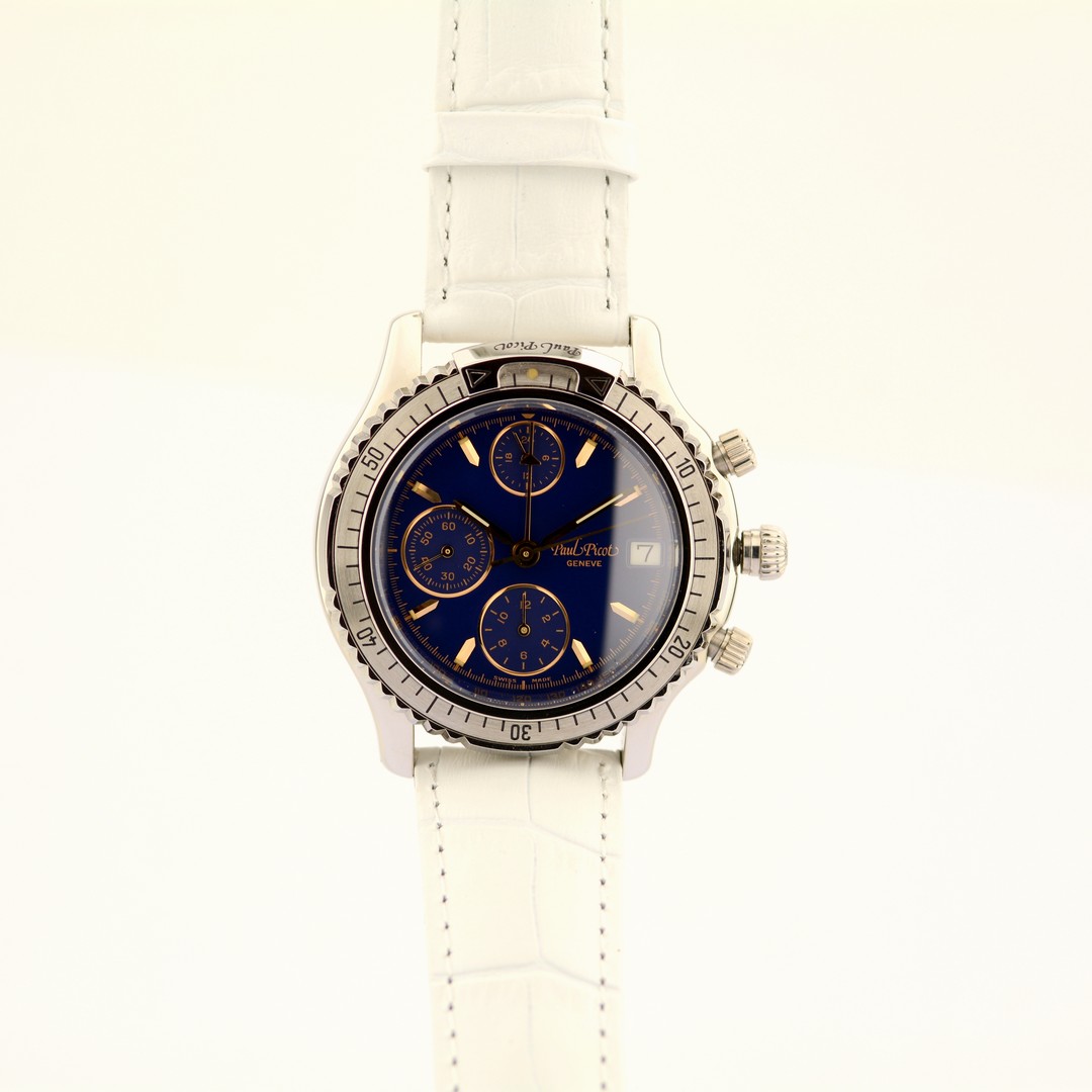 Paul Picot / U-Boot Chronograph - Gentlemen's Steel Wristwatch - Image 4 of 10