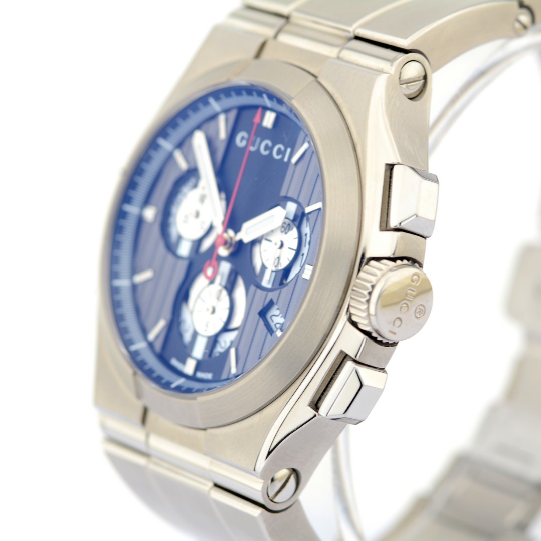 Gucci / Pantheon Chronograph - Gentlemen's Titanium Wristwatch - Image 6 of 12