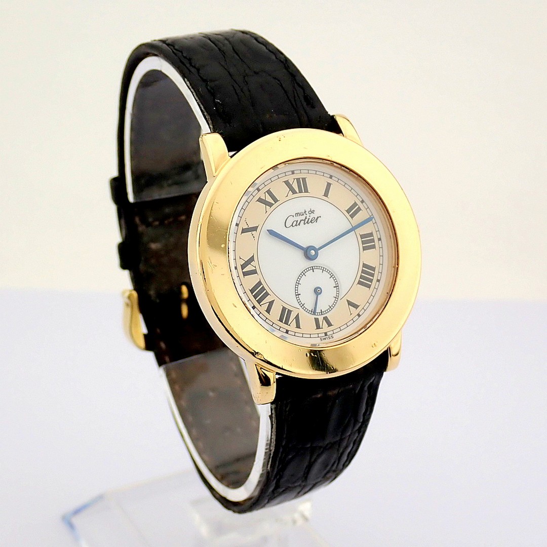 Cartier / Must Ronde 1810 - Unisex Silver Wristwatch - Image 8 of 11