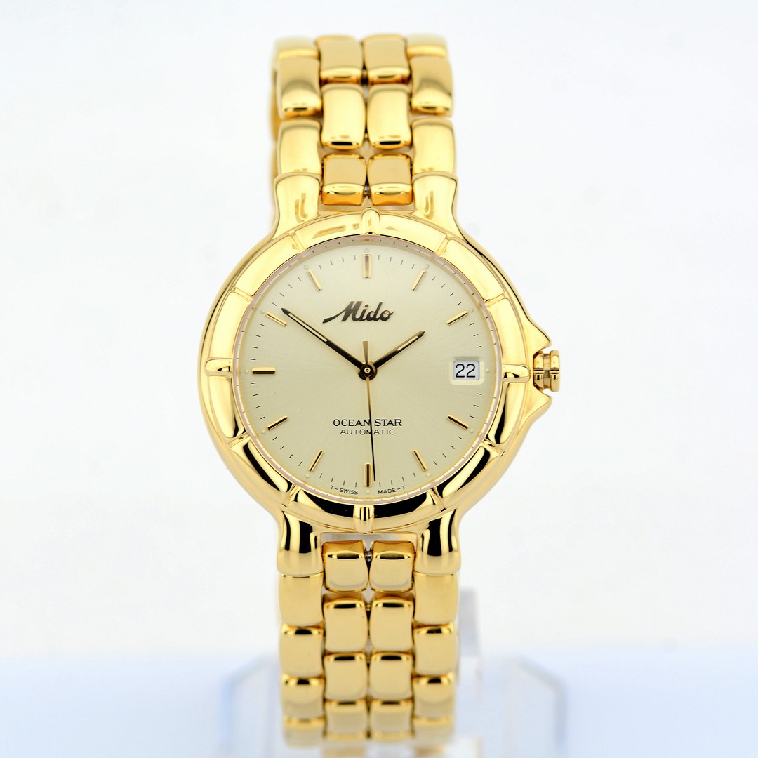 Mido / Ocean Star Automatic Date - Gentlemen's Gold-plated Wristwatch - Bild 3 aus 7