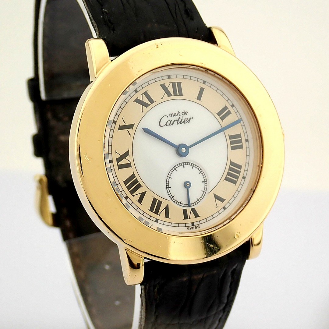 Cartier / Must Ronde 1810 - Unisex Silver Wristwatch