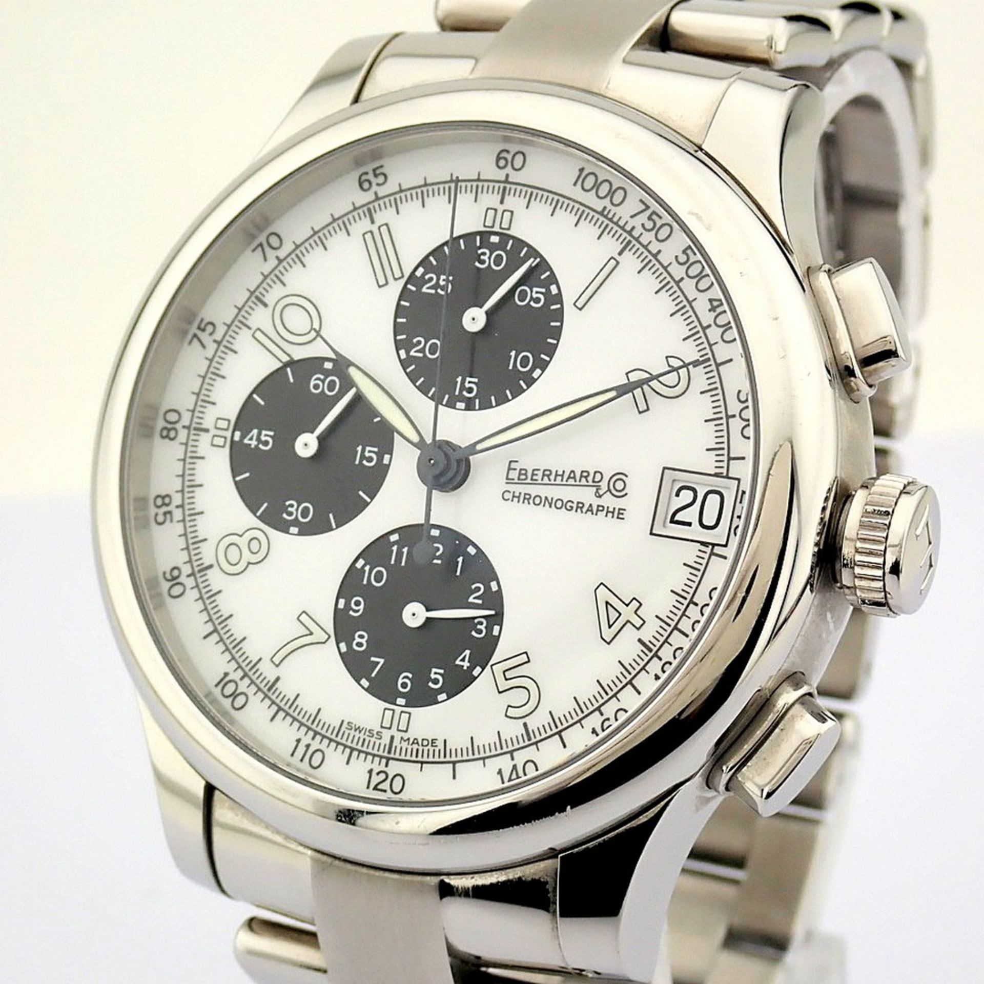 Eberhard & Co. / Traversetolo Chronograph Automatic - Gentlemen's Steel Wristwatch - Image 5 of 11